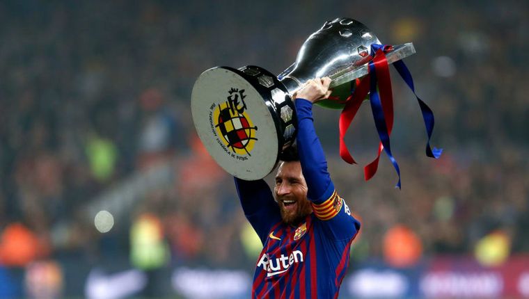 Lionel Messi, ganador histórico en el Barcelona