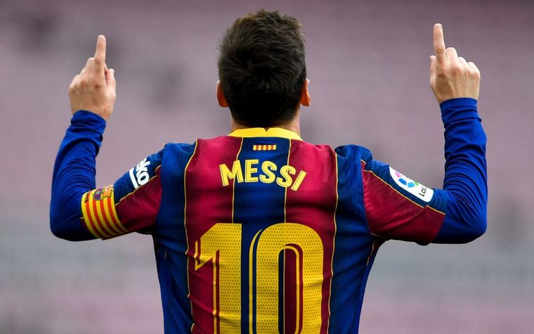 Lionel Messi, a puro gol en el Barcelona