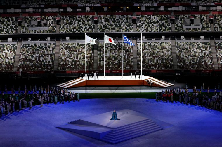 FOTO: La celebración final de los Juegos Olímpicos conectó Tokio con París.