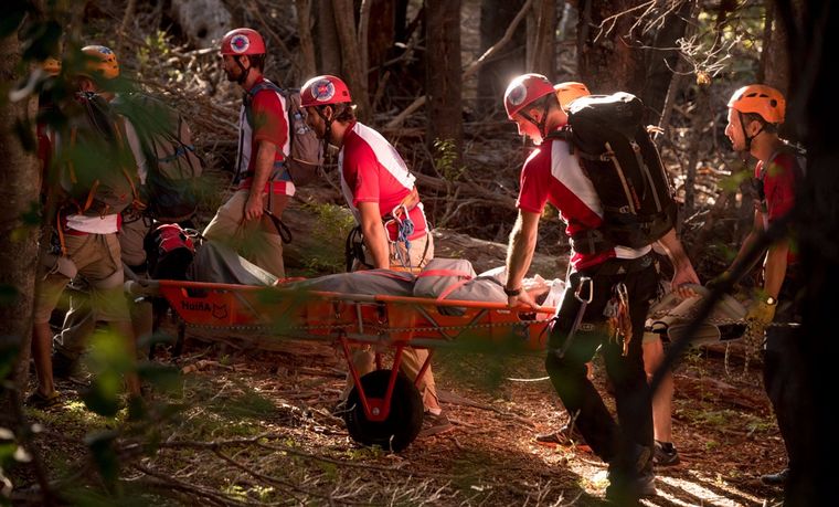 Camilla Huiña para rescates en montaña