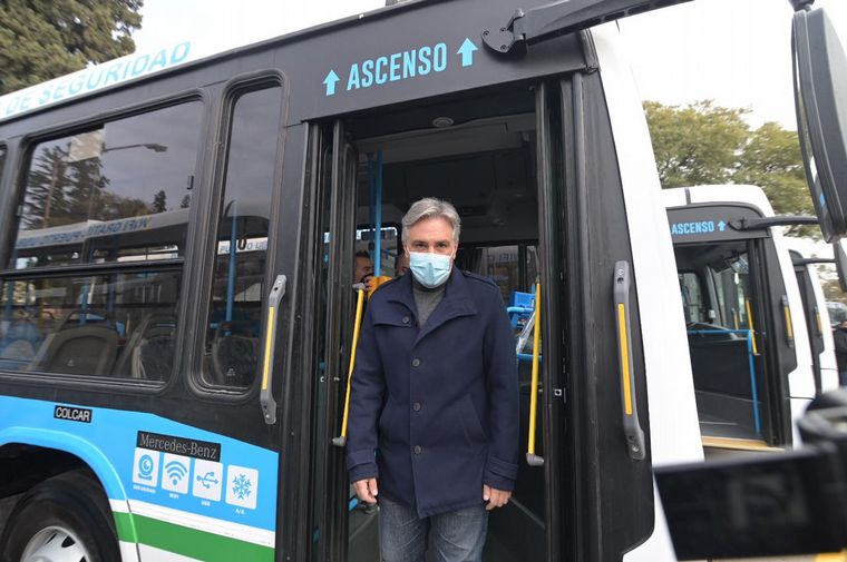 Martín Llaryora presentó 30 nuevas unidades 0Km de Tamse.