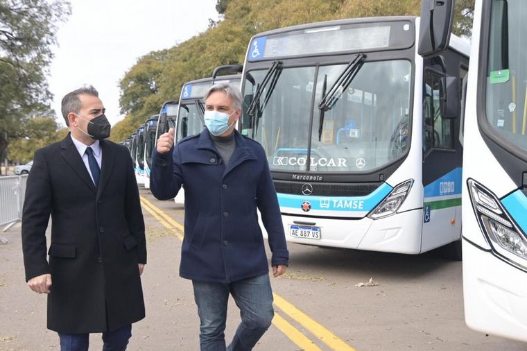 Martín Llaryora presentó 30 nuevas unidades 0Km de Tamse.