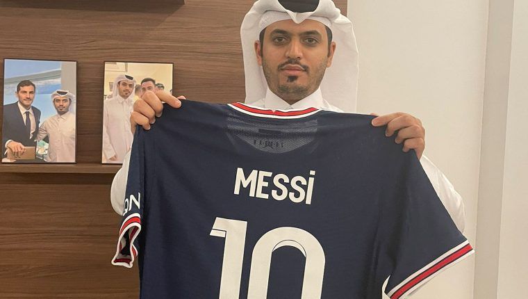 La familia real catarí Al Thani confirmaron la llegada de Messi al PSG (Prensa Libre)