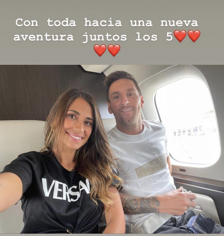 FOTO: El mensaje de apoyo que le dedicó Antonela a Messi