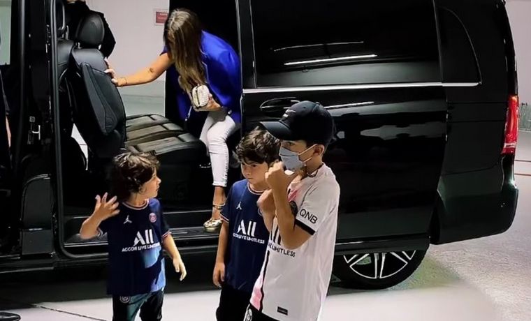 Los hijos de Messi y Antonela.