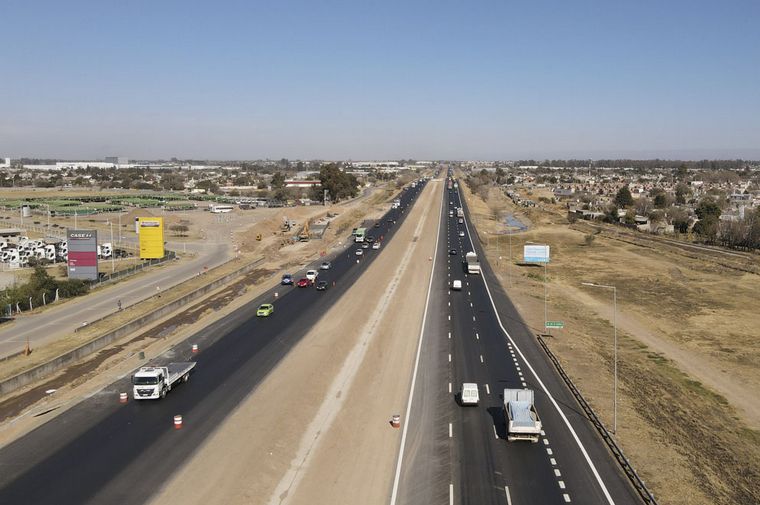 Schiaretti participó de la inauguración de un nuevo tramo.