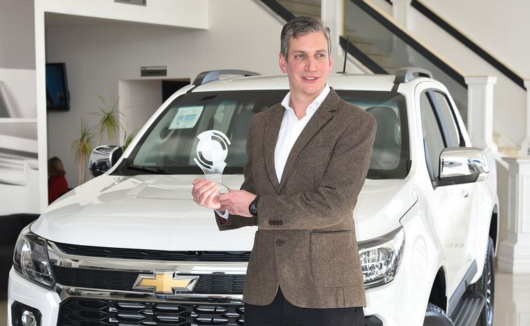 Chevrolet S10 recibió el galardón a la Pickup mediana más segura del año 2020.