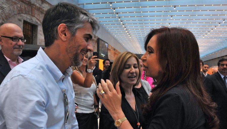 FOTO: Pablo Echarri y Cristina Kirchner.