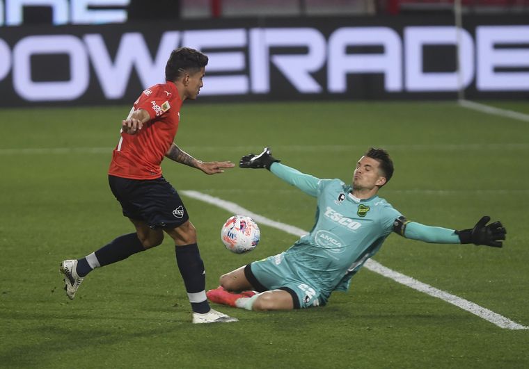 Independiente tuvo las mejores chances pero le faltó efectividad.