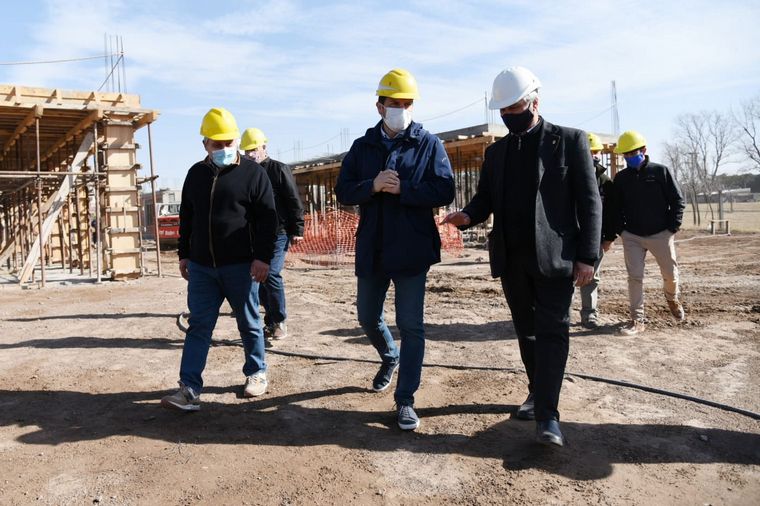 Martín Gill supervisó el avance de la autopista Río Cuarto-Holmberg.