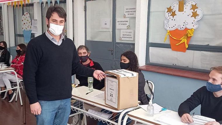 Franco Suárez ganó las elecciones en Sampacho (Foto: Puntal). 