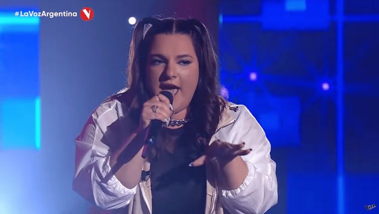 Luz Gaggi, la participante de La Voz que impresionó a Ozuna