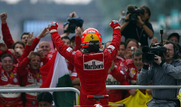 Ganó dos títulos con Benetton, pero sus cinco con Ferrari lo llevaron al 'Olimpo'