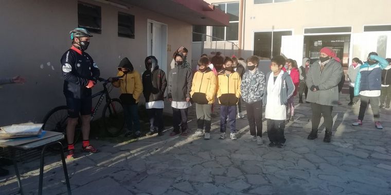 El Cruce por la Educación en la escuela María Josefa Bustos de La Cumbre