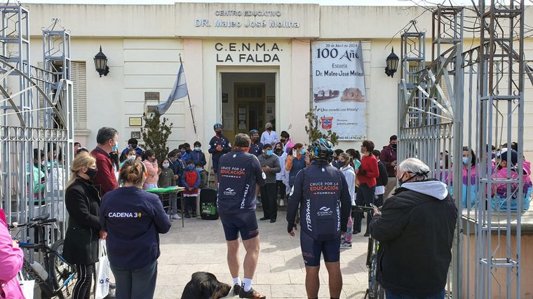 El Cruce por la Educación en la escuela Mateo José Molina de La Falda