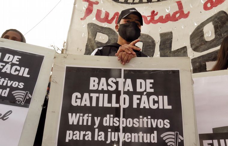 La movilización fue en el marco de la 7º Marcha Nacional Contra el Gatillo Fácil