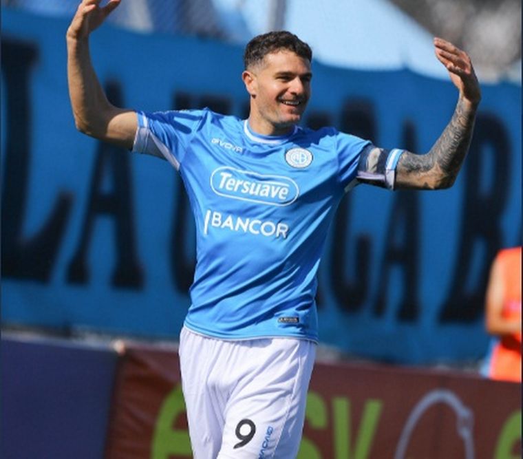 Pablo Vegetti abrió el marcador (Foto: @Belgrano)