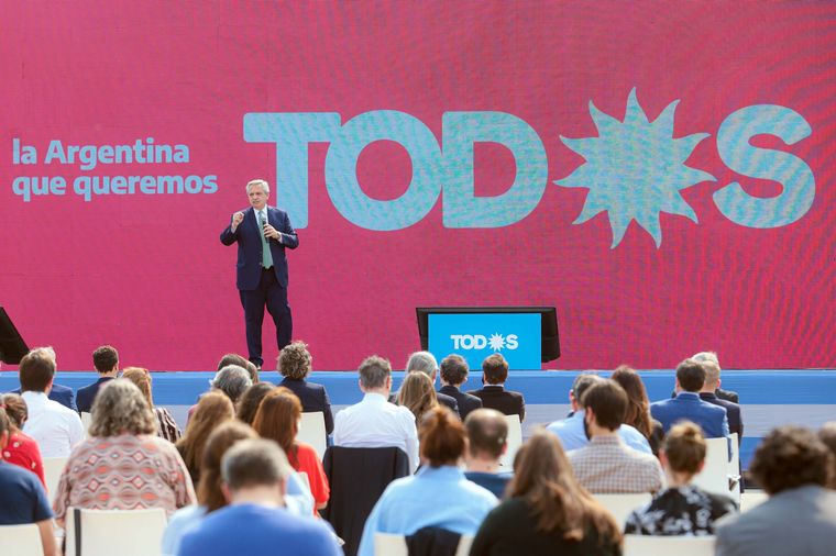 AUDIO: Alberto Fernández encabezó un acto de campaña en Tecnópolis