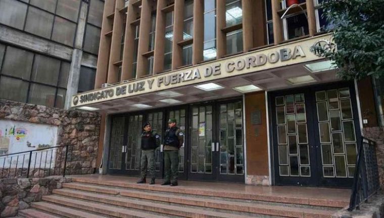 El gremio Luz y Fuerza, en Córdoba.