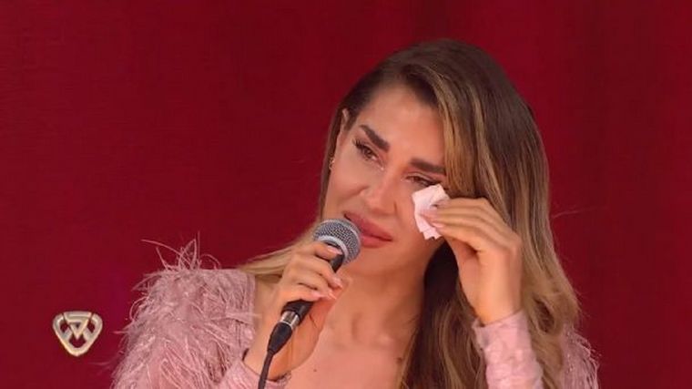 Jimena Barón no pudo contener su emoción en ShowMatch