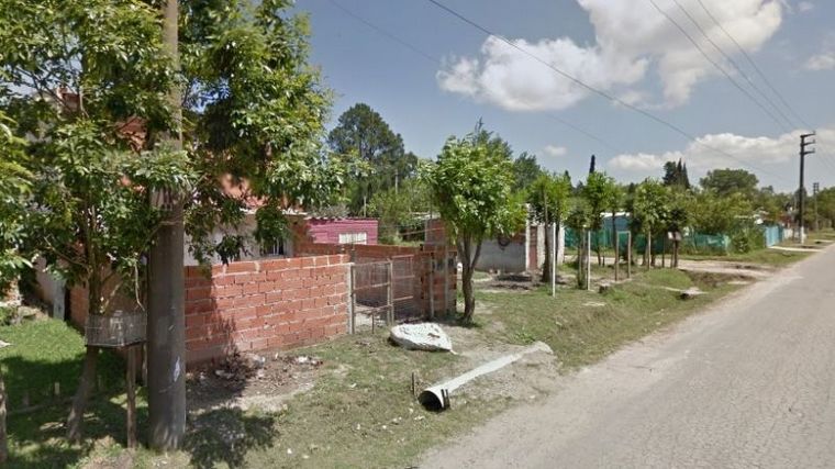 La cuadra de Villa Rosa en la que ocurrió el atroz crimen