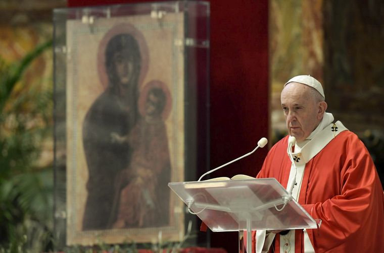 El Papa brindó el Ángelus dominical.