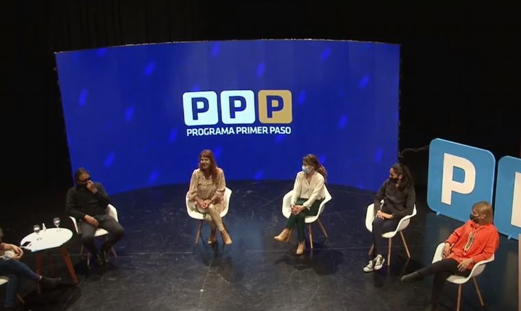 Flavia en la capacitación de PPP