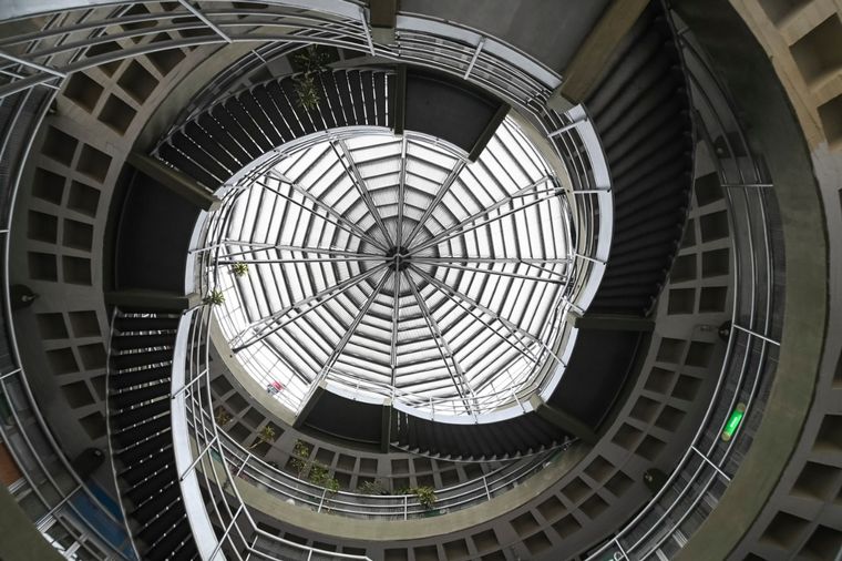 El nuevo techo del CPC de la Ruta 20, en la recta final.