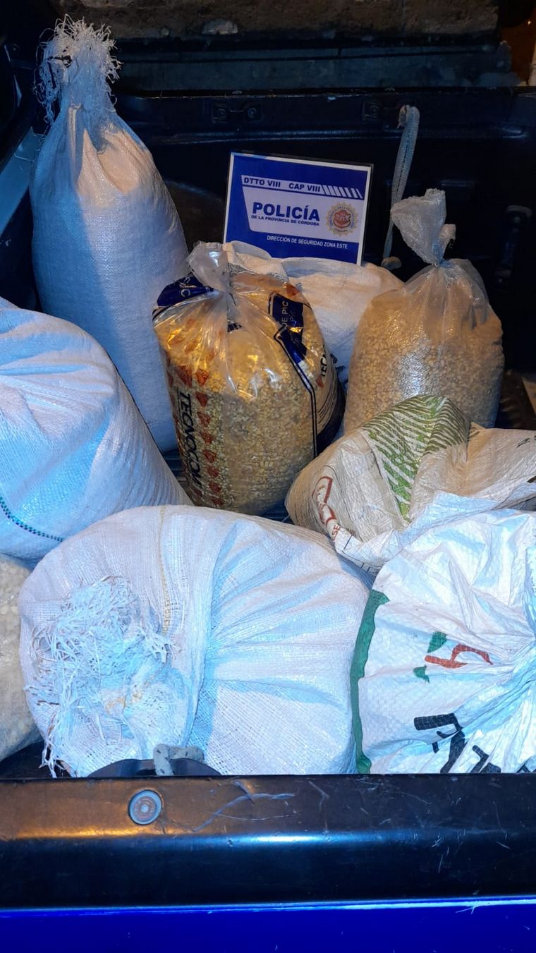 Detuvieron a 10 personas por el robo de 5 toneladas de maíz