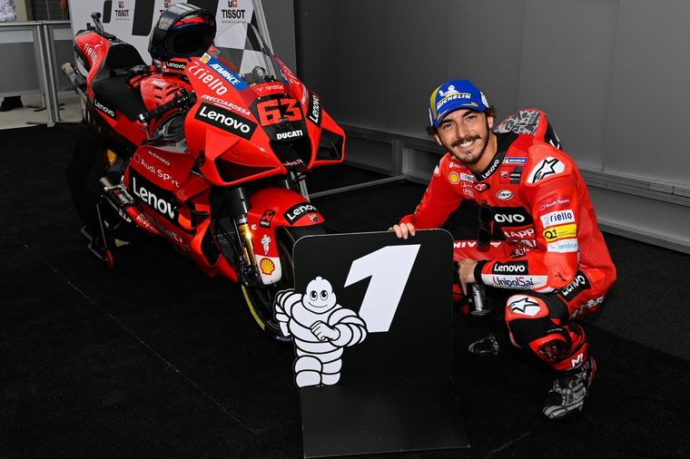 FOTO: Bagnaia, Miller y las Ducati, dominaron la clasificación en Aragón