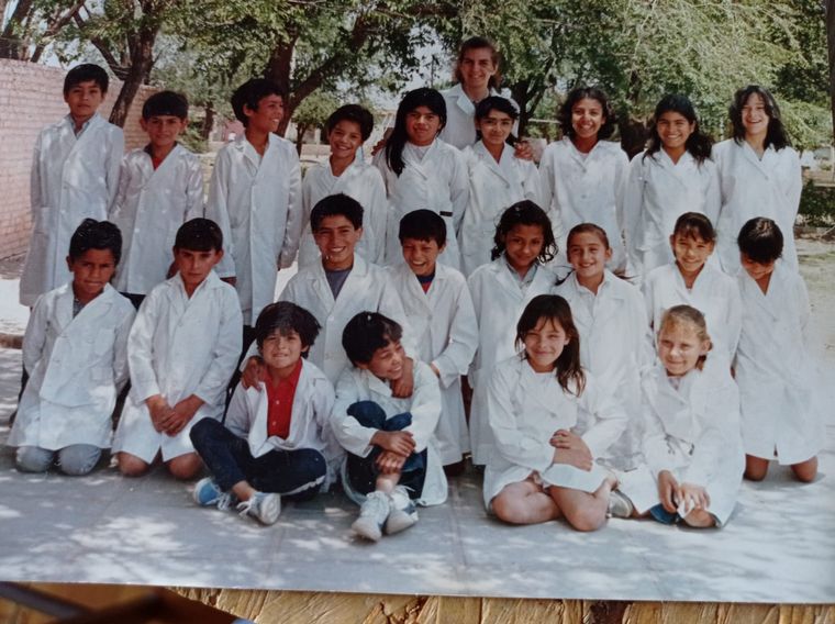En 1988, maestra de la escuela NacionesUnidas