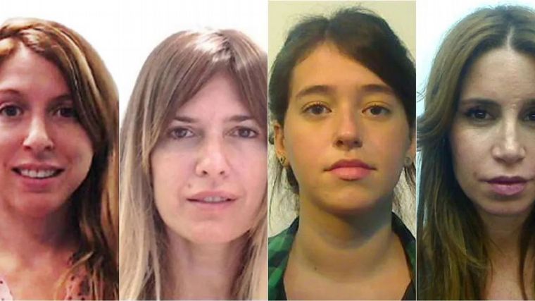 Florencia Bertotti, Isabel Macedo, Leticia Siciliani y Florencia Peña