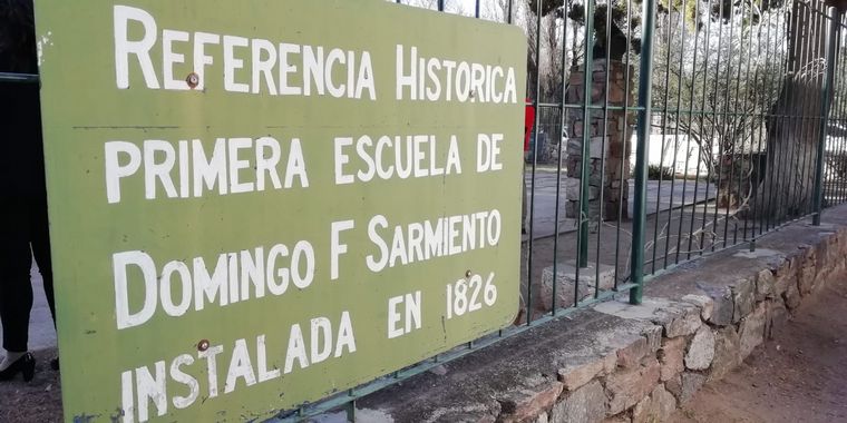 FOTO: Primera escuela de Domingo Faustino Sarmiento.