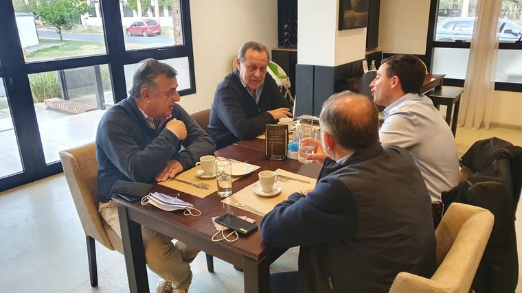 Negri, Santos, Juez y De Loredo mantuvieron la primera reunión tras las PASO.