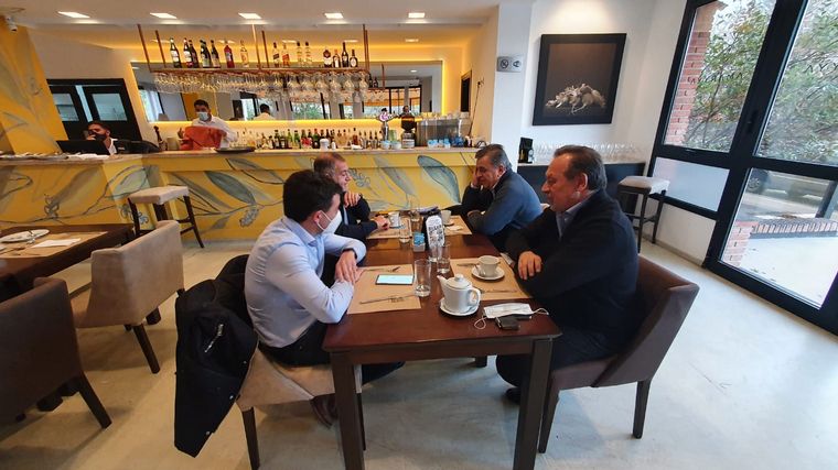Negri, Santos, Juez y De Loredo mantuvieron la primera reunión tras las PASO.
