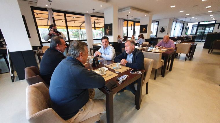 Negri, Santos, Juez y De Loredo mantuvieron la primera reunión tras las PASO.