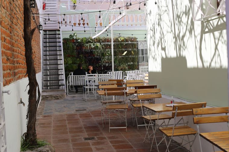 El patio de La Capke.