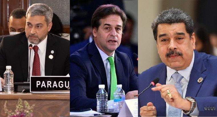 Maduro invitó a debatir a los presidentes de Uruguay y Paraguay.