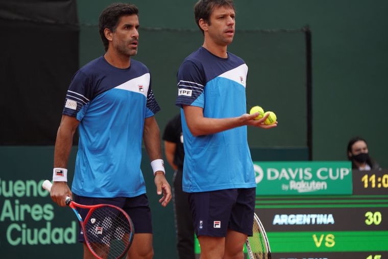 Zeballos y González pusieron en ventaja a Argentina en la serie
