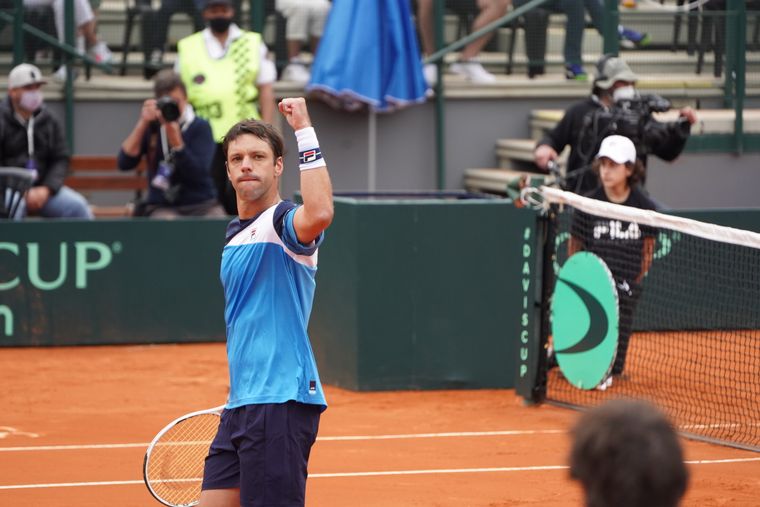 Zeballos y González pusieron en ventaja a Argentina en la serie