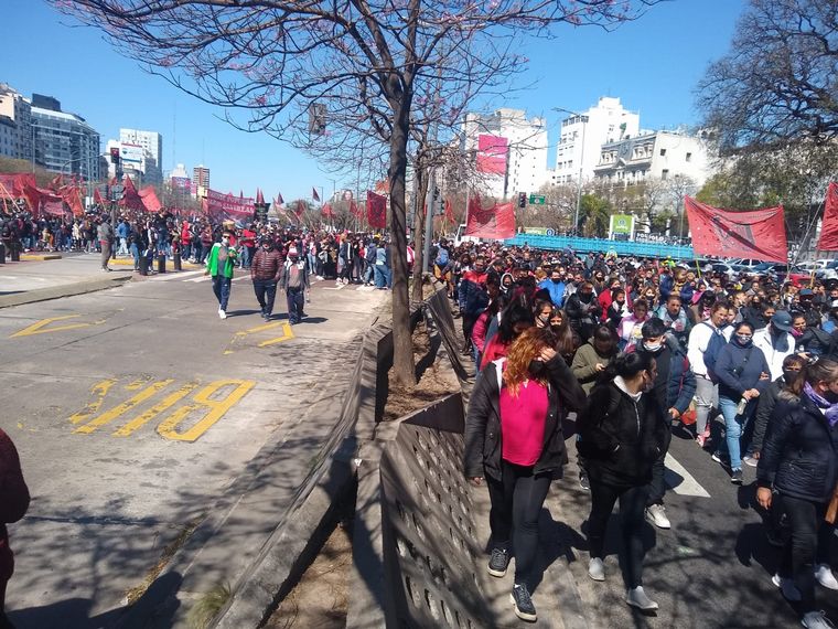 Una nueva jornada de protesta ocasionó caos en CABA.
