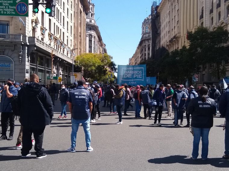 Una nueva jornada de protesta ocasionó caos en CABA.