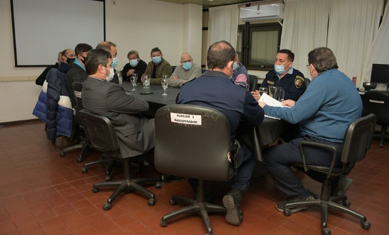 Reunión en el Cosedepro por la seguridad en los partidos.