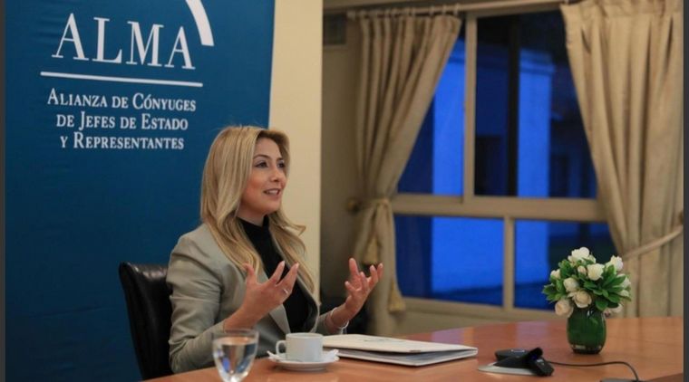 Fabiola Yañez encabezó una cumbre sobre higiene de manos