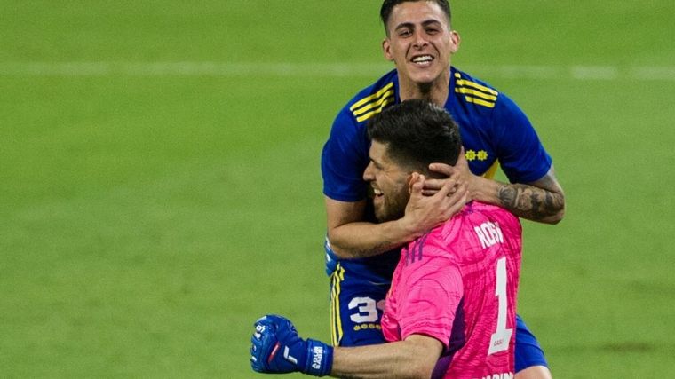 Rossi, la figura del triunfo por penales de Boca ante Patronato.