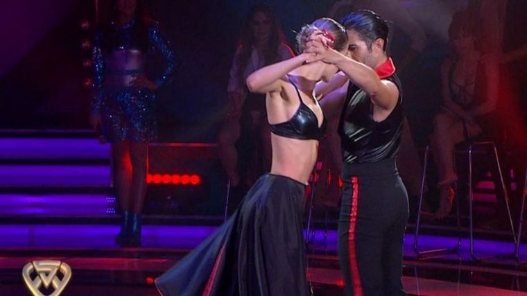 Agustín Barajas, el novio de Piquín, deslumbró en la pista