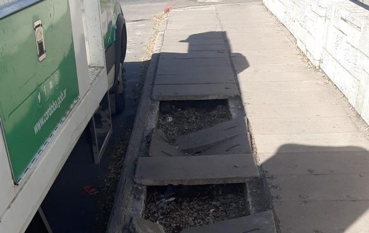 Robo de cables en los semáforos de Córdoba.