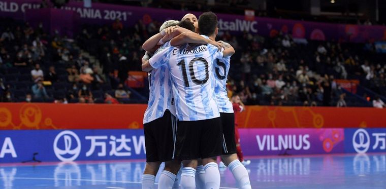 Argentina está en cuartos de final del Mundial de futsal