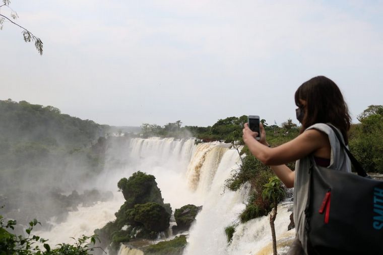 Agus Vivanco en la Garganta del Diablo 