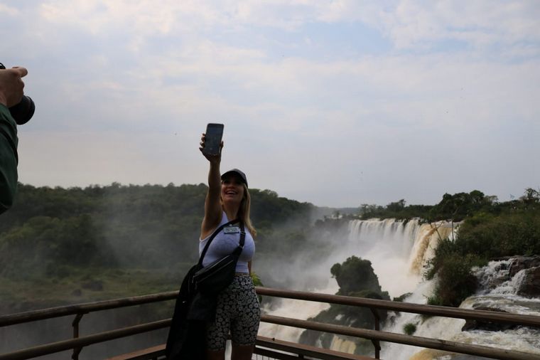 Agus Vivanco en la Garganta del Diablo 